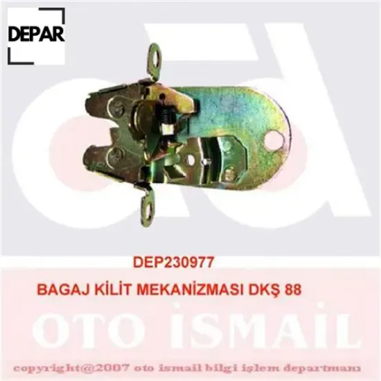 Bagaj kilit mekanizması dkş 88 resmi