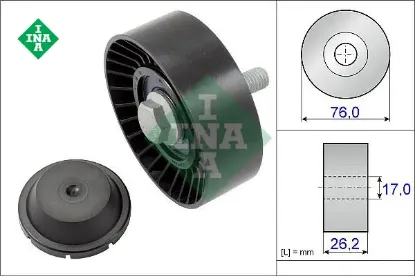 Alternatör gergi rulmanı polo-cordoba-fabıa-golf7 1.2 tsı cbza-cbzb-cbzc Ina 03F145276 resmi