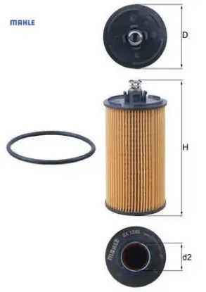 Yağ filtresi opel mokka 13>19 zafıra b 05>15 chevrolet cruze-aveo 09> trax 13> 1.4 net-1.6 xer-1.8 x Mahle 25195785/ 25195775 resmi