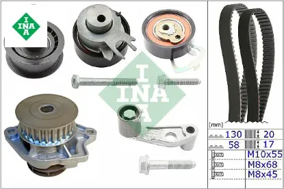 Devirdaimli triger seti 130×200 - 058×170 polo-cordoba-golf ıv 1.4-1.6 16v bcb-bby-bud Ina 036198119A/ 036198119C/ 036198119E resmi