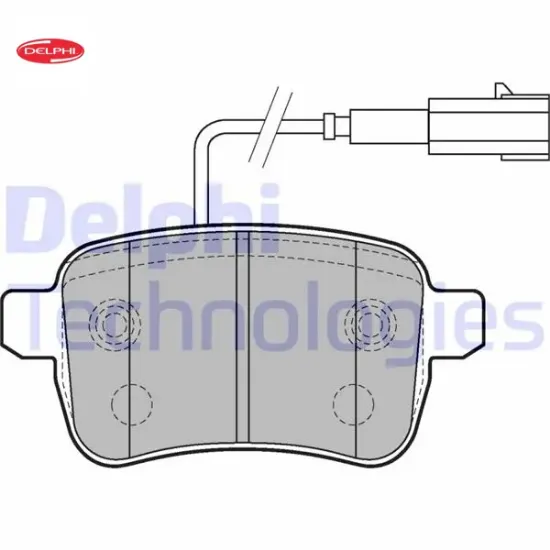 Arka balata fişli alfa romeo gıulıetta 09> 1.4 tb 1.6jtd Delphı 77365357/ 71770092 resmi
