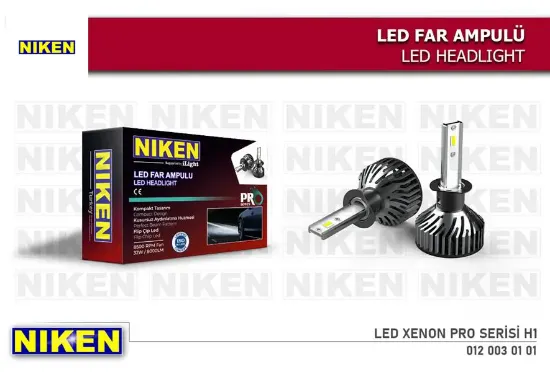 Ampül led xenon pro serısı h1 Nıken resmi