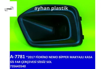 Sis far çerçevesi sissiz sol fıat fıorıno-nemo-bipper 17 > makyajlı kasa 735643540 resmi