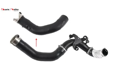 Turbo hortumu plastik boru hariç ok ile gösterilen büyük hortum grand scénıc ııı (jz0 1_) megane ııı Nıfea 144604405R/ 144605926R resmi