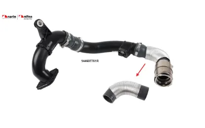 Turbo hortumu plastik boru hariç plastik boru hariç talısman 2.0 bluedci 18> Nıfea 144607751R resmi
