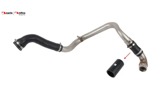 Turbo hortumu metal boru hariç ok ile gösterilen küçük hortum megane 2.0 dci 09> Nıfea 8200961423/ 144606106R  resmi