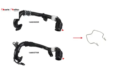 Turbo borusu sekmanı plastik boru hariç ok ile gösterilen sekman trafıc ııı 2.0 dci 19> Nıfea 1446000Q3M/ 144605770R/ 1446000Q2M resmi