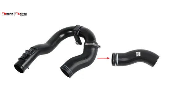 Turbo hortumu küçük metal parça hariç new doblo 1. Nıfea 51810863 resmi