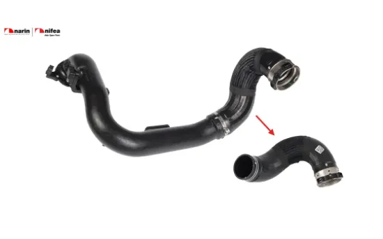 Turbo hortumu plastik boru hariç Nıfea 50530225/ 50517523/ 50521559 resmi
