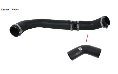Turbo hortumu plastik boru hariç ok ile gösterilen küçük hortum transıt Nıfea 8C116C646DE/ 1670814/ 1571938 resmi