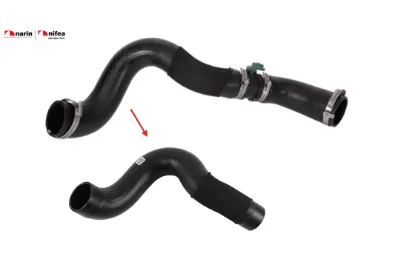 Turbo hortumu plastik boru hariç ok ile gösterilen büyük hortum büs/otobüs fd Nıfea CC116K863DE/ 1892430/ CC116K863DA/ 1749146/ CC116K863DB/ 1749235/ CC116K863DC/ 1813834/ CC116K863DD/ resmi