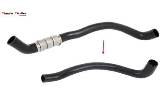 Turbo hortumu metal boru hariç transıt Nıfea 6C116K683EK/ 1709502/ 6C116K683EJ/ 1685948/ 6C116K683EC/ 1385681/ 6C116K683ED/ 1440263/ 6C116K683EE/ resmi
