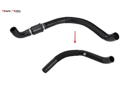Turbo hortumu plastik boru hariç ok ile gösterilen büyük hortum büs/otobüs f3 transıt custom v3 Nıfea BK216C646AF/ 2036638/ BK216C646AB/ 1789644/ BK216C646AD/ 1910633/ BK216C646AC/ 1843544/ BK216C646AA/ resmi