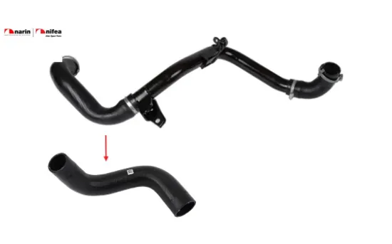 Turbo hortumu metal boru hariç ok ile gösterilen büyük hortum focus s40 1.6 tdcı 03> Nıfea 6M516C646GC/ 31273520/ 1439410/ 6M516C646GA/ 1672189 resmi