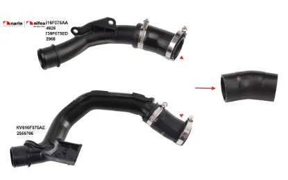 Turbo hortumu plastik boru hariç fıesta vı-vıı mondeo v tourneo/transıt  courıer b460 1.5tdcı 12-17 Nıfea 1872968/ DS736F075ED/ 1934828/ F1B16F075AA resmi