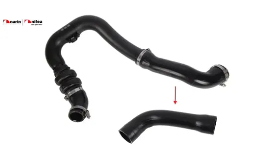 Turbo hortumu plastik boru hariç ok ile gösterilen büyük hortum ranger 2.2 tdci 11> Nıfea AB396C646AE/ U21713245B/ 5244169/ U21813245A/ AB396C646AF resmi