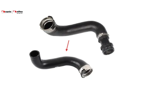 Turbo hortumu plastik boru hariç ok ile gösterilen hortum astra k b16 astra k sports tourer b16 Nıfea 13374646/ GM 39152773 resmi