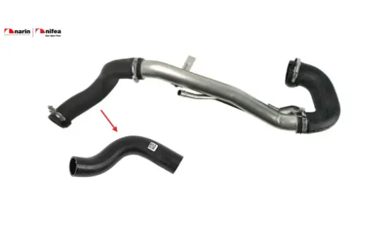 Turbo hortumu metal parça hariç vectra c/sıgnum 2/ Nıfea 5860812 /  GM 55352162 resmi