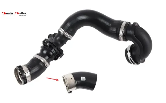 Turbo hortumu plastik boru hariç ok ile gösterilen küçük hortum ınsıgnıa 2.0 cdti 08> Nıfea GM 20946049/ 1302209 resmi