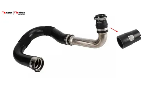 Turbo hortumu metal boru hariç ok ile gösterilen küçük hortum chevrolet trax Nıfea 94516223/ 94551063 resmi