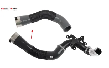 Turbo hortumu plastik boru hariç ok ile gösterilen büyük hortum nıssan qashqaı ıı Nıfea 144604EJ0C/ 144604EJ0A resmi