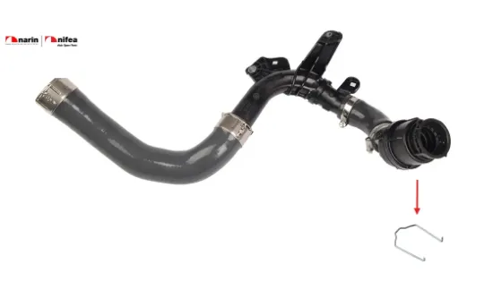Turbo borusu sekmanı mıcra v Nıfea 144605FP0C/ 144605FP0A resmi