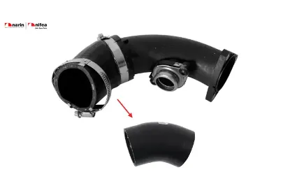 Turbo hortumu plastik boru hariç ıbıza fabıa polo 1.4 tdi 14> Nıfea 04B145822B/ 04B145762B resmi