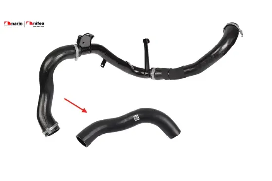 Turbo hortumu metal boru hariç ok ile gösterilen hortum mondeo-s60 Nıfea 31370932/ BG916C646DB/ 1798957 resmi