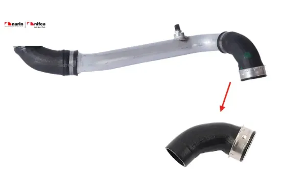 Turbo hortumu metal boru hariç Nıfea 11617790094/ 11617799395 resmi