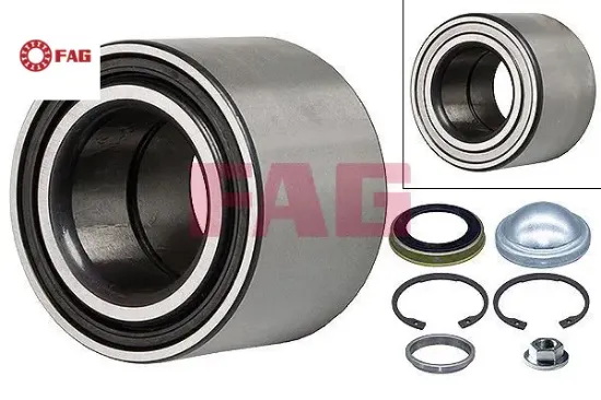Arka teker rulmanı fıesta v 01>08 focus ı 98>04 fusıon 02>12 mazda ıı 03>07 abs set Fag 2S6J1A049AA/ D35026151C/ 98AX1A049AB resmi