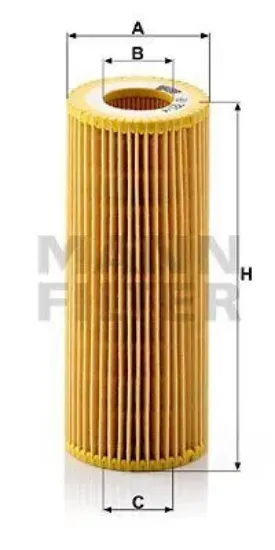 Yağ filtresi bmw 3-5-6-7-x3-x5-x6 11427788454/ 11427788460/ 1142 hu721/4x resmi