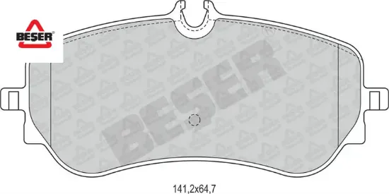 Fren balatası arka crafter-amarok-man tge 2016-> 22802/ 2h6698451a 4357 resmi