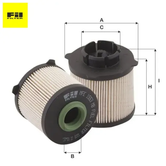 Mazot filtresi astra j-ınsıgnıa a-cruze-zafıra-merıva 1.3/1.6/2.0 a13dte/b16dtl/a20dtc 10-> 13263262/ 5818085/ pu9001x/ c5 mfe1553mb resmi