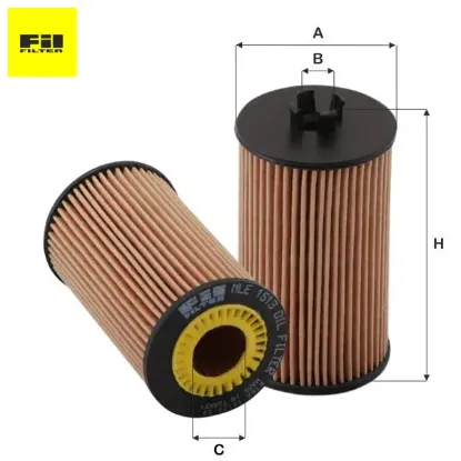 Yağ filtresi astra h/j-corsa-ınsıgnıa 1.2/1.4/1.6/ 5650359/ 71744410/ / hu612/ 2x mle1513 resmi