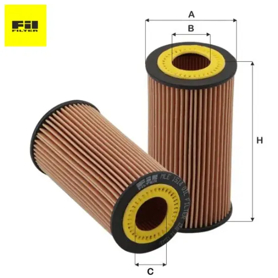 Yağ filtresi golf vı-jetta ıv-polo v 2.0fsı/cdlc/b 06d115466/ hu719/ 6x/ l362 mle1514 resmi