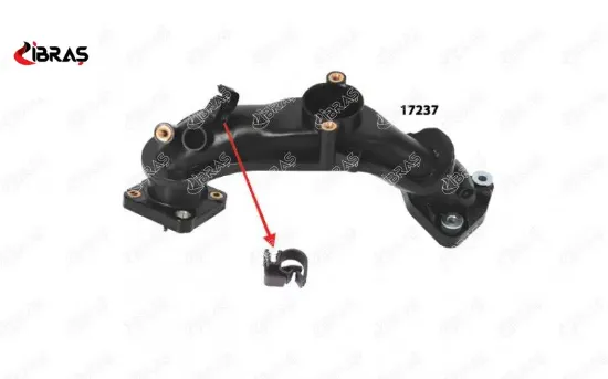 Emme manifold giriş borusu klipsi unıversal 6992.g6/ 9255026380 17199 resmi
