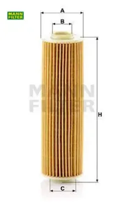 Yağ filtresi w204-s204-c204-w212 09-> s212 09-> a207 c207 r172 a2711840525/ a2711800409 hu514y resmi