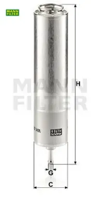 Mazot filtresi bmw 116d-118d-120d-123d-330xd-316d-318d-320d-325d-330d-335d-520d-525d-530d-535d- 13327788700/ 13327793672/ 1332 wk5001 resmi