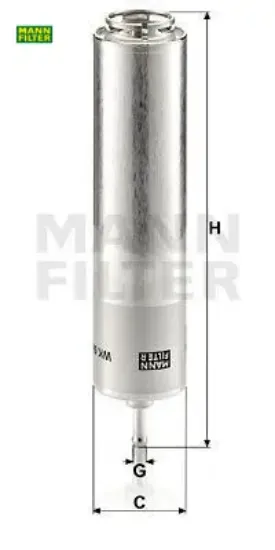 Mazot filtresi bmw 116d-118d-120d-123d-330xd-316d-318d-320d-325d-330d-335d-520d-525d-530d-535d- 13327788700/ 13327793672/ 1332 wk5001 resmi