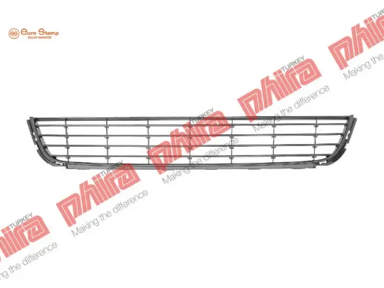 Tampon ızgarası ön alt orta çerçevesiz siyah golf v 2009-2013 5k0853677a9b9/ 5k0853677a/ gf-08110 resmi