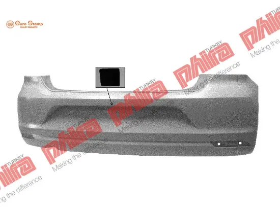 Tampon arka astarlı sol egz çıkış polo 2014> 6c6807421agru/ pl-14320 resmi