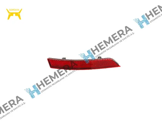 Tampon reflektörü arka iç sağ passat 2015-2018 3g0945104a resmi