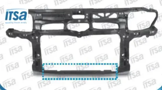Panel ön plastik golf 1997-2003 1j0805588ab resmi