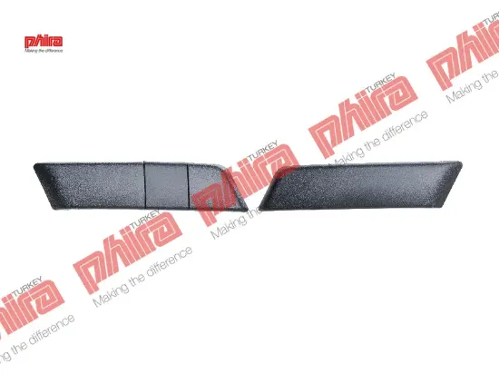 Tampon bandı ön sol-sağ takım siyah megane ııı 2008> 626600001r/ 626609694r resmi