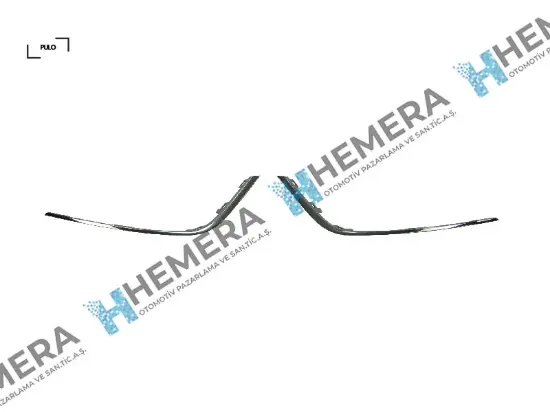 Sis far çıtası ön set nikelajlı megane ıv 2016-2019 261a20197r resmi