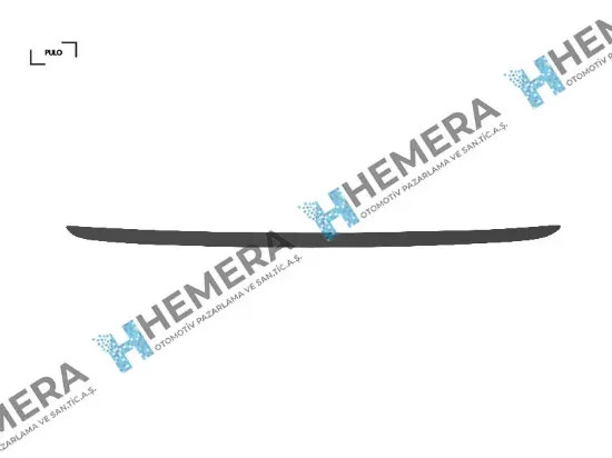 Bagaj kapak çıtası arka siyah clıo ıv 2013-2019 903727861r resmi