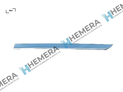 Kapı çıtası arka sol nikelajlı clıo v 2019> 828d13761r resmi