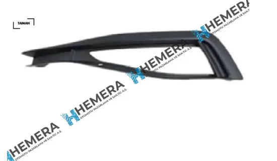 Sis far çerçevesi ön sol sisli piano black passat 2019> 3g0853665k/ 3g0853665k9b9 resmi