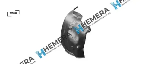 Çamurluk davlumbazı önün arkası sol 508 2011> 7136np resmi